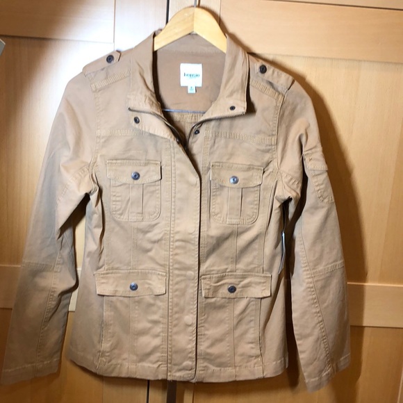 Dark Khaki Woven Jacket - Picture 2 of 8